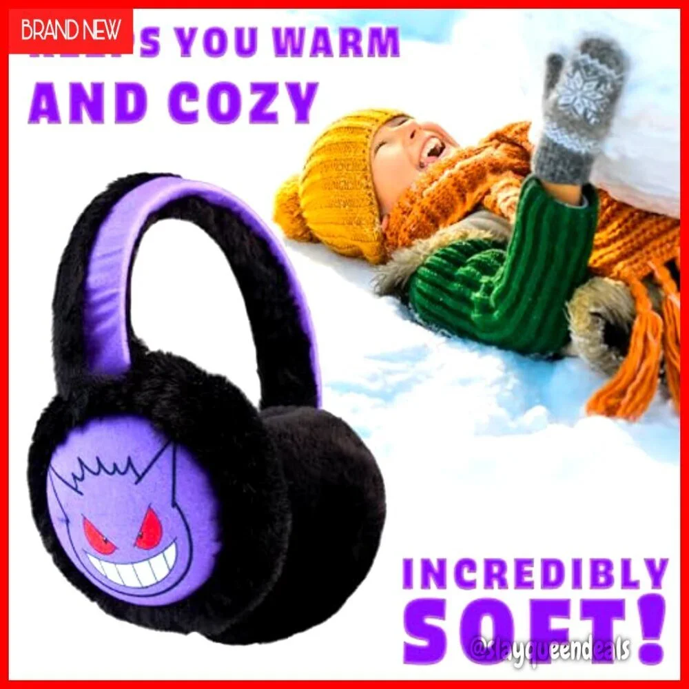 Kids Winter Earmuffs, Soft Faux Fur Ear Covers, One Size Fits Most Children